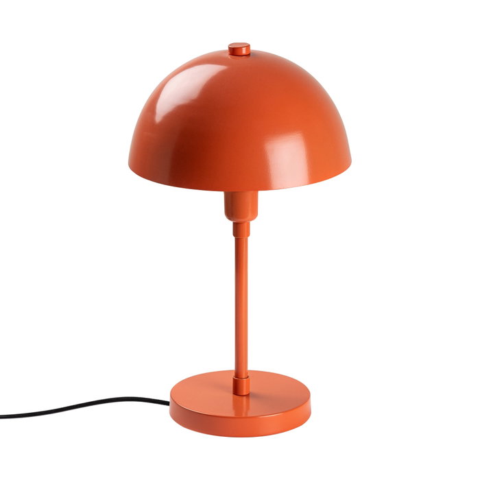Opviq Lámpara de Mesa de Cuerpo Metálico Naranja